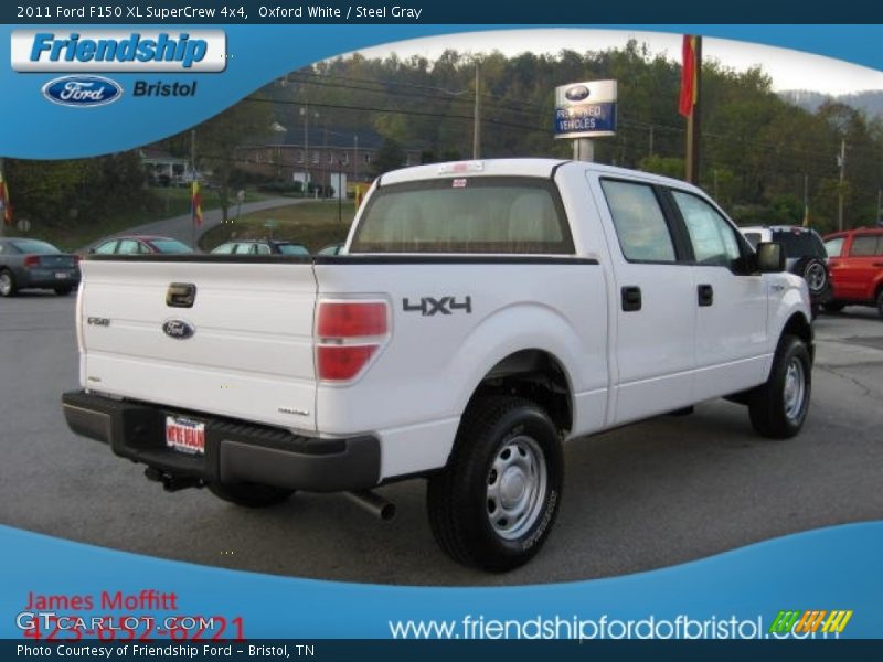 Oxford White / Steel Gray 2011 Ford F150 XL SuperCrew 4x4