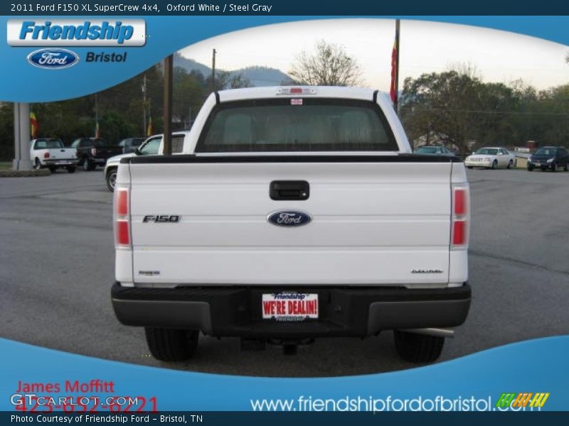 Oxford White / Steel Gray 2011 Ford F150 XL SuperCrew 4x4