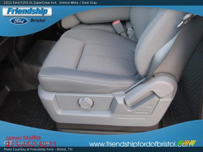 Oxford White / Steel Gray 2011 Ford F150 XL SuperCrew 4x4