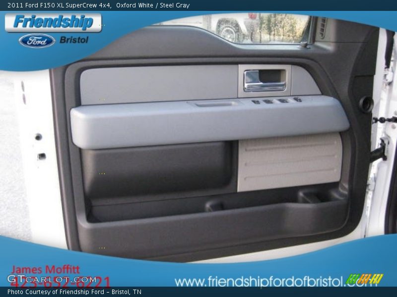 Oxford White / Steel Gray 2011 Ford F150 XL SuperCrew 4x4