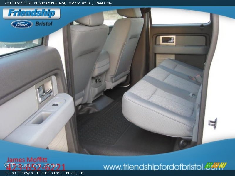 Oxford White / Steel Gray 2011 Ford F150 XL SuperCrew 4x4