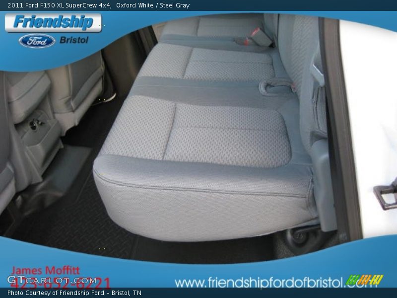 Oxford White / Steel Gray 2011 Ford F150 XL SuperCrew 4x4