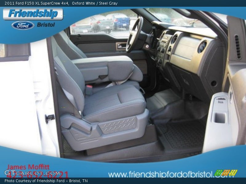 Oxford White / Steel Gray 2011 Ford F150 XL SuperCrew 4x4