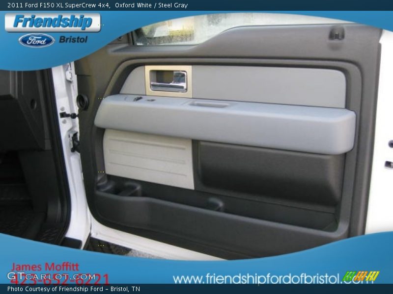 Oxford White / Steel Gray 2011 Ford F150 XL SuperCrew 4x4