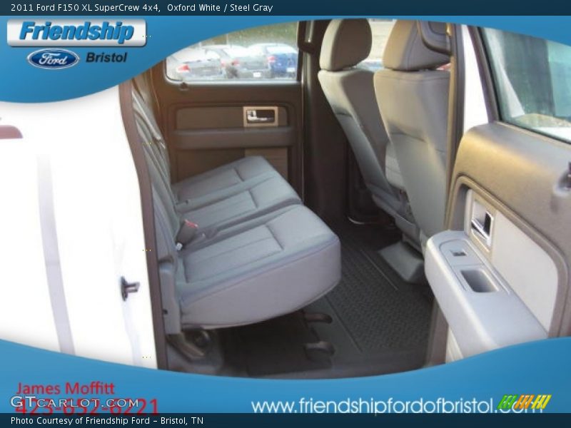 Oxford White / Steel Gray 2011 Ford F150 XL SuperCrew 4x4