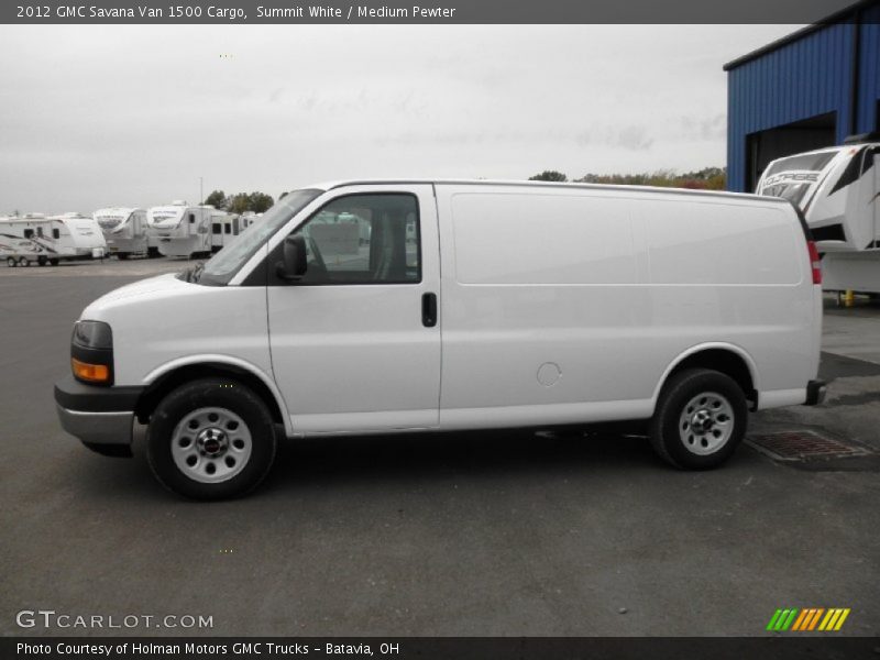 Summit White / Medium Pewter 2012 GMC Savana Van 1500 Cargo