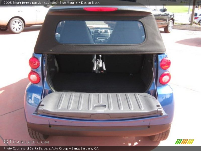 Blue Metallic / Design Black 2008 Smart fortwo passion cabriolet