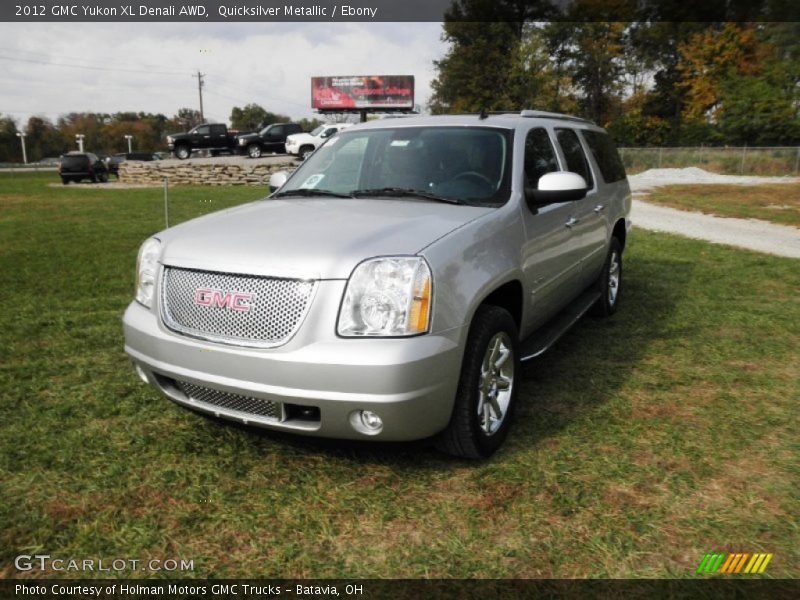 Quicksilver Metallic / Ebony 2012 GMC Yukon XL Denali AWD