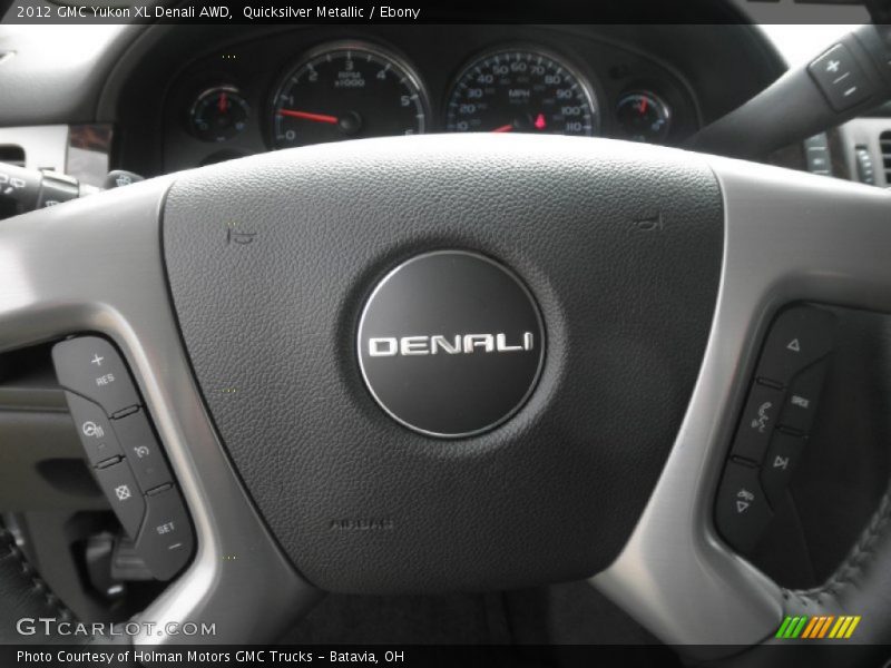 Quicksilver Metallic / Ebony 2012 GMC Yukon XL Denali AWD