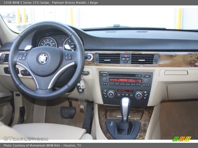 Platinum Bronze Metallic / Beige 2008 BMW 3 Series 335i Sedan