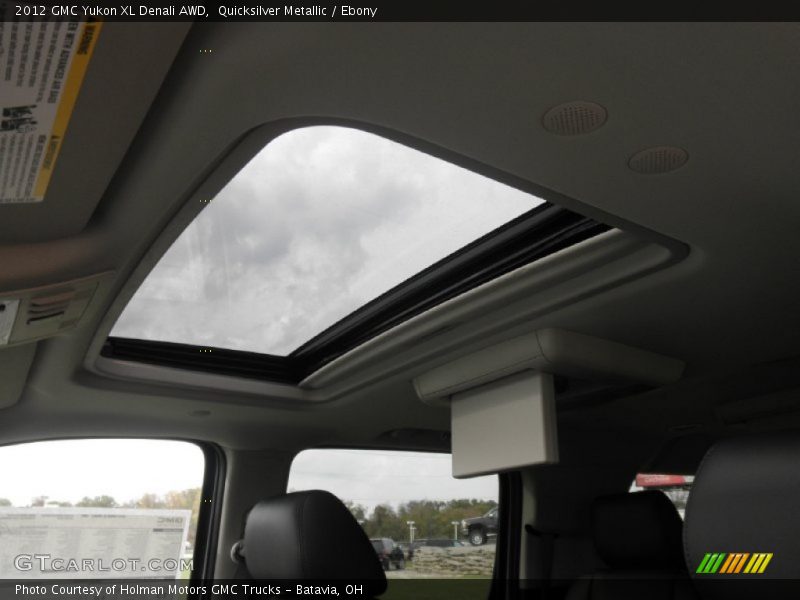 Quicksilver Metallic / Ebony 2012 GMC Yukon XL Denali AWD