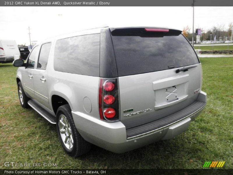 Quicksilver Metallic / Ebony 2012 GMC Yukon XL Denali AWD