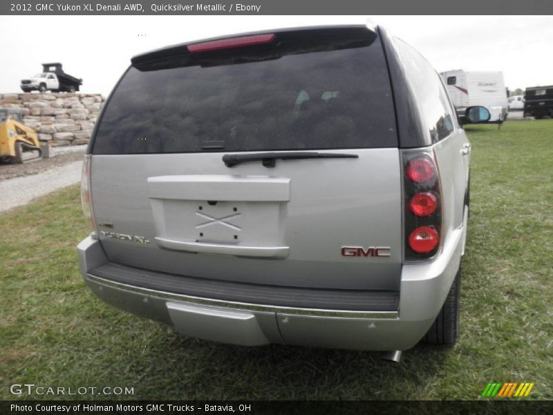 Quicksilver Metallic / Ebony 2012 GMC Yukon XL Denali AWD