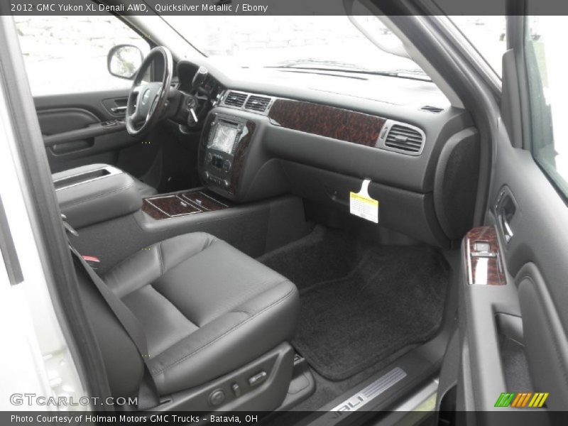 Quicksilver Metallic / Ebony 2012 GMC Yukon XL Denali AWD