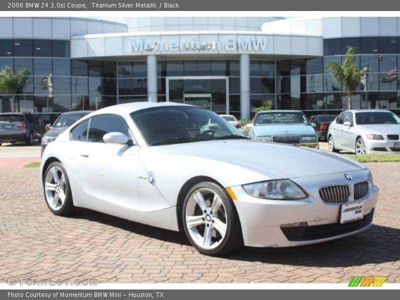 Titanium Silver Metallic / Black 2006 BMW Z4 3.0si Coupe