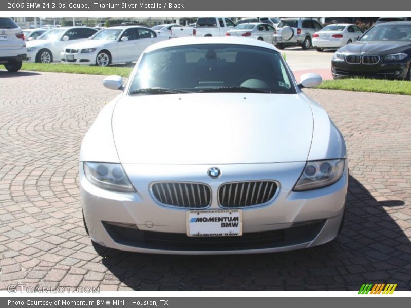 Titanium Silver Metallic / Black 2006 BMW Z4 3.0si Coupe