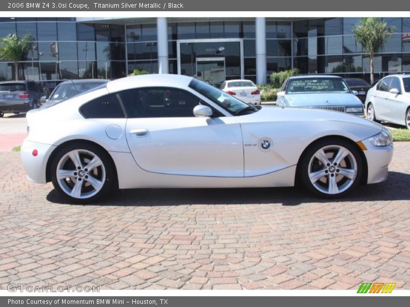 Titanium Silver Metallic / Black 2006 BMW Z4 3.0si Coupe