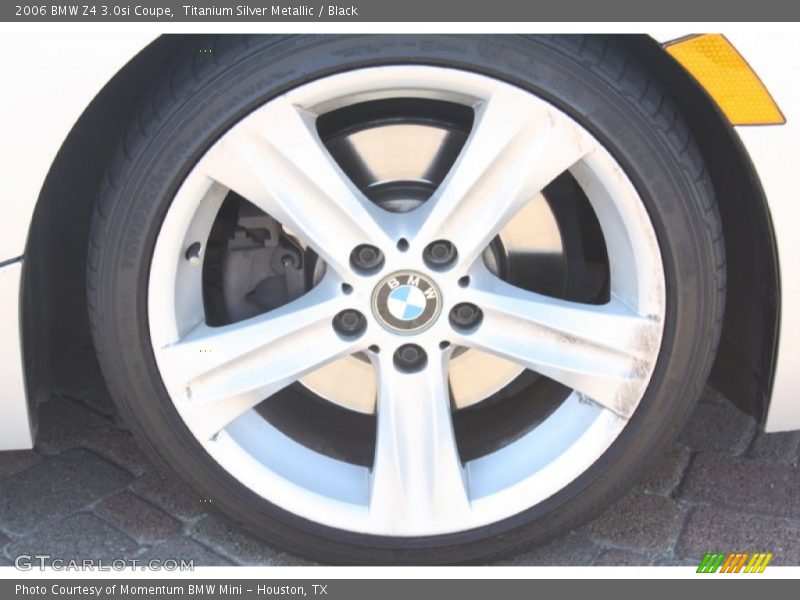 Titanium Silver Metallic / Black 2006 BMW Z4 3.0si Coupe