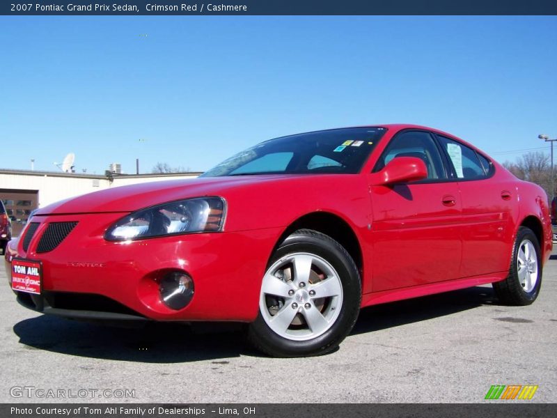 Crimson Red / Cashmere 2007 Pontiac Grand Prix Sedan