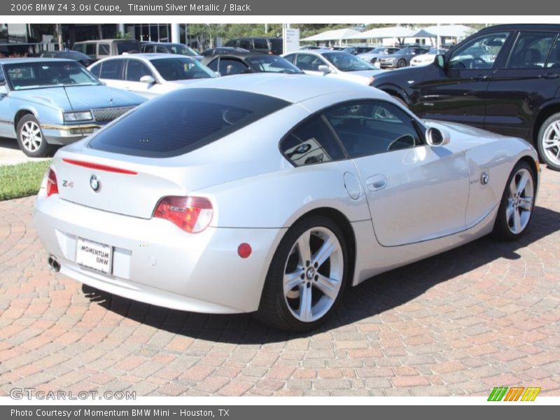 Titanium Silver Metallic / Black 2006 BMW Z4 3.0si Coupe