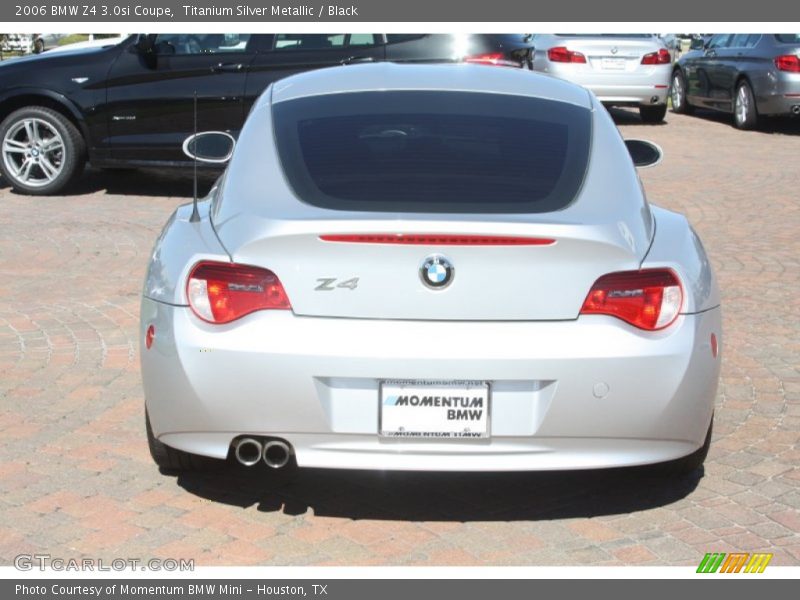 Titanium Silver Metallic / Black 2006 BMW Z4 3.0si Coupe