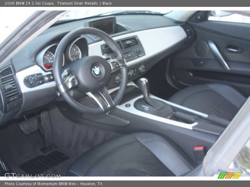Titanium Silver Metallic / Black 2006 BMW Z4 3.0si Coupe