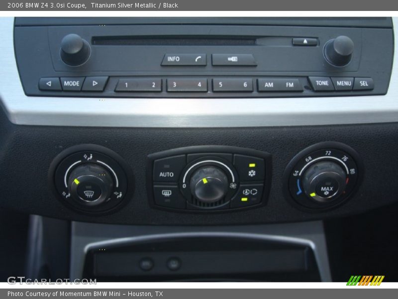 Titanium Silver Metallic / Black 2006 BMW Z4 3.0si Coupe