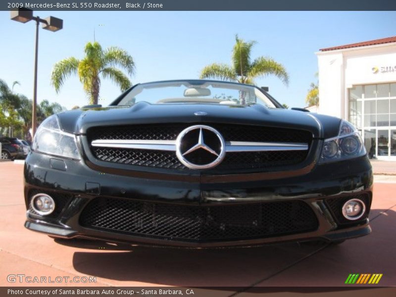 Black / Stone 2009 Mercedes-Benz SL 550 Roadster