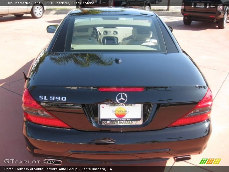 Black / Stone 2009 Mercedes-Benz SL 550 Roadster
