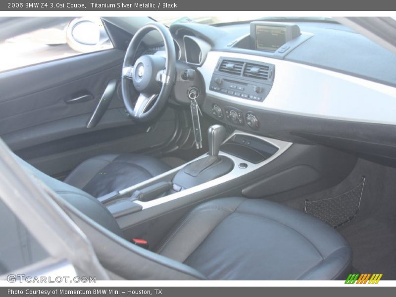 Titanium Silver Metallic / Black 2006 BMW Z4 3.0si Coupe