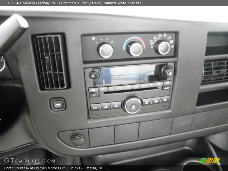 Controls of 2012 Savana Cutaway 3500 Commercial Utility Truck