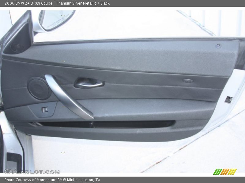 Titanium Silver Metallic / Black 2006 BMW Z4 3.0si Coupe