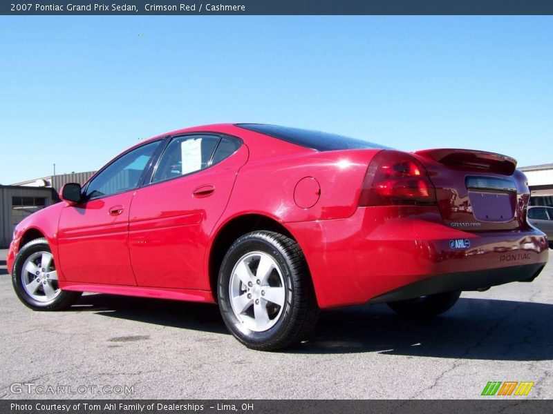 Crimson Red / Cashmere 2007 Pontiac Grand Prix Sedan