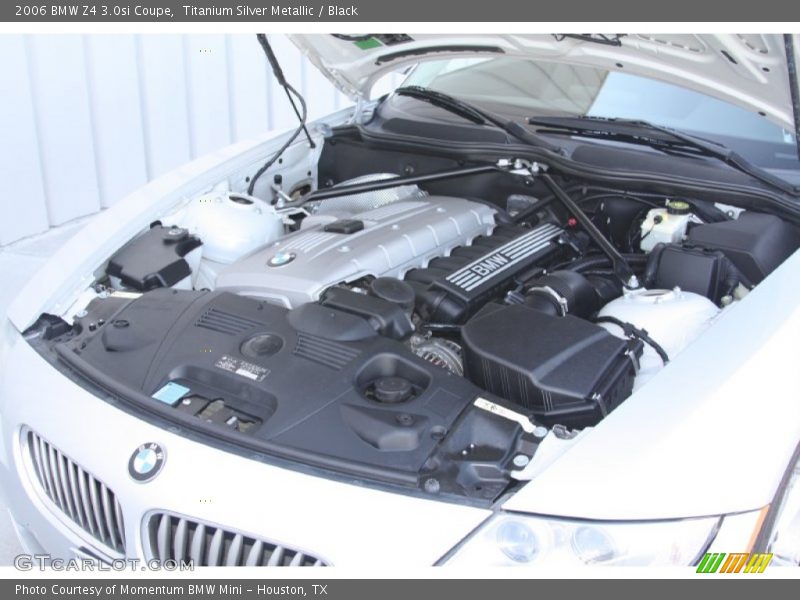 Titanium Silver Metallic / Black 2006 BMW Z4 3.0si Coupe