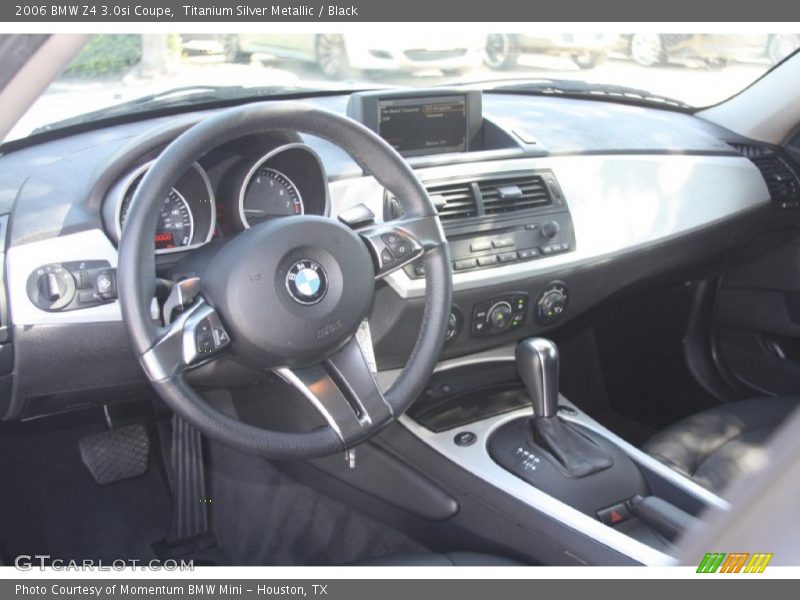 Titanium Silver Metallic / Black 2006 BMW Z4 3.0si Coupe