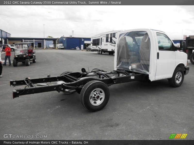 Undercarriage of 2012 Savana Cutaway 3500 Commercial Utility Truck