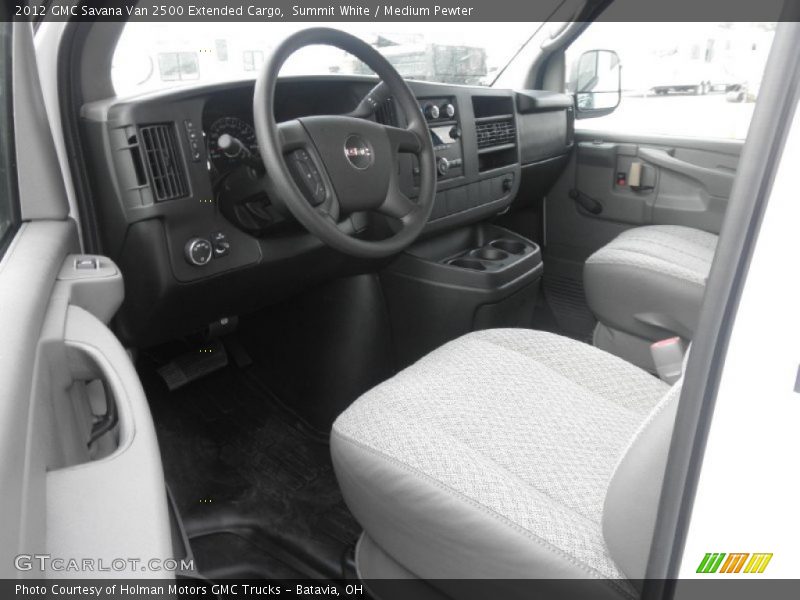 Summit White / Medium Pewter 2012 GMC Savana Van 2500 Extended Cargo