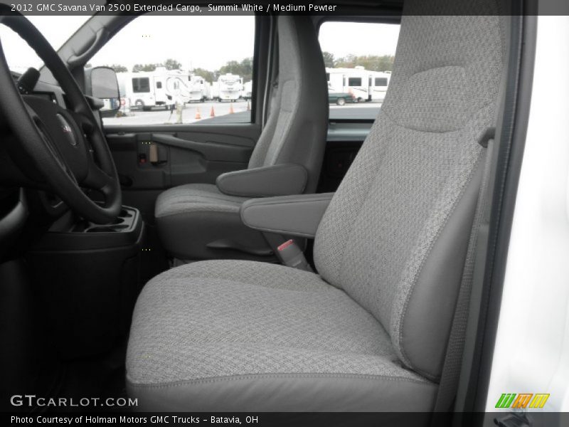 Summit White / Medium Pewter 2012 GMC Savana Van 2500 Extended Cargo