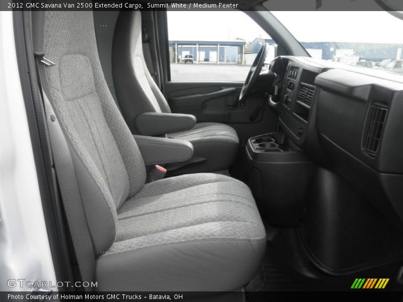 Summit White / Medium Pewter 2012 GMC Savana Van 2500 Extended Cargo