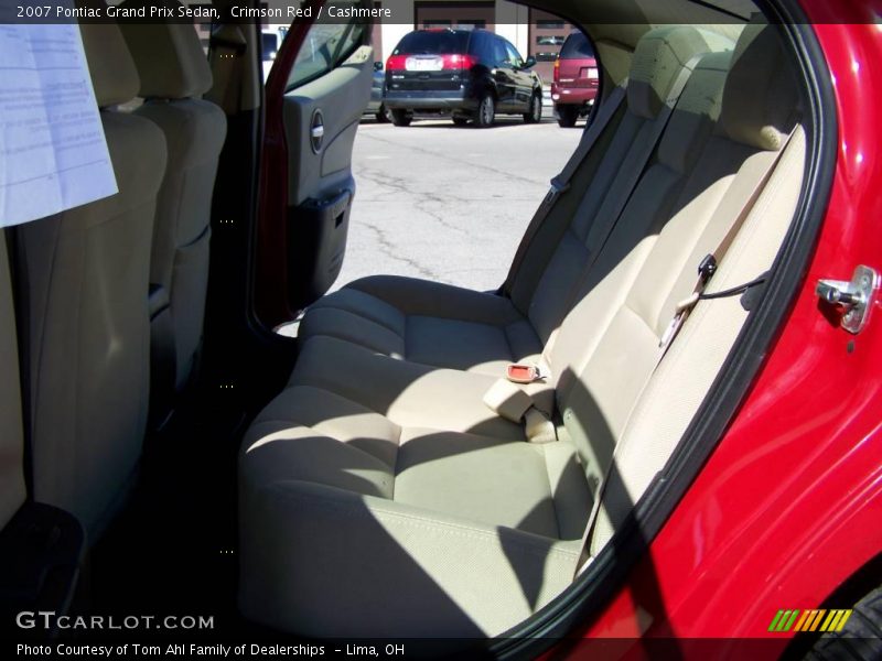 Crimson Red / Cashmere 2007 Pontiac Grand Prix Sedan