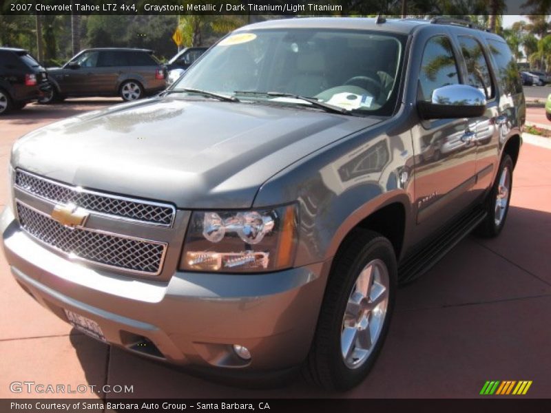 Graystone Metallic / Dark Titanium/Light Titanium 2007 Chevrolet Tahoe LTZ 4x4