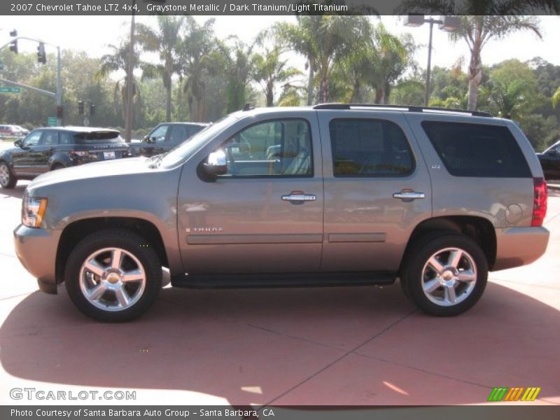 Graystone Metallic / Dark Titanium/Light Titanium 2007 Chevrolet Tahoe LTZ 4x4