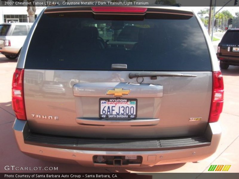 Graystone Metallic / Dark Titanium/Light Titanium 2007 Chevrolet Tahoe LTZ 4x4