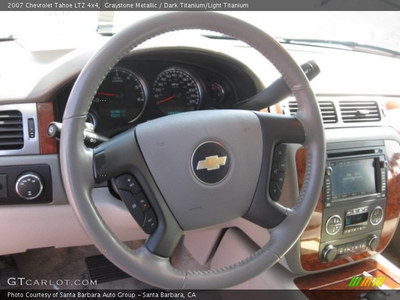 Graystone Metallic / Dark Titanium/Light Titanium 2007 Chevrolet Tahoe LTZ 4x4