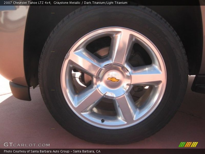 Graystone Metallic / Dark Titanium/Light Titanium 2007 Chevrolet Tahoe LTZ 4x4