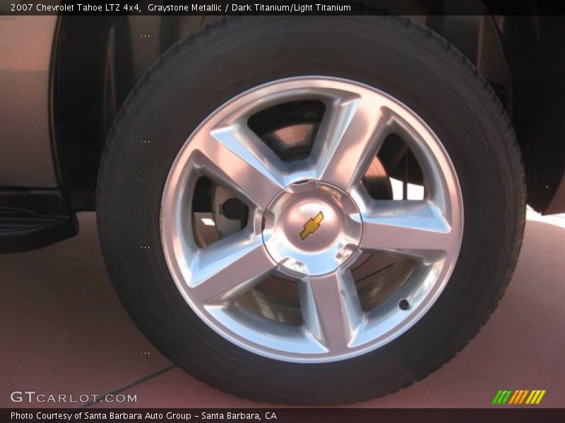 Graystone Metallic / Dark Titanium/Light Titanium 2007 Chevrolet Tahoe LTZ 4x4