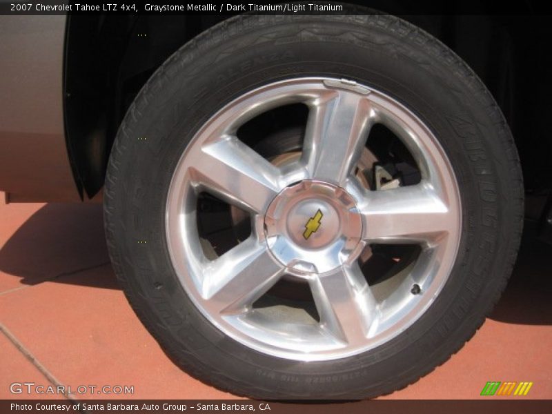 Graystone Metallic / Dark Titanium/Light Titanium 2007 Chevrolet Tahoe LTZ 4x4