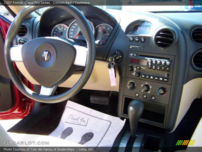 Crimson Red / Cashmere 2007 Pontiac Grand Prix Sedan