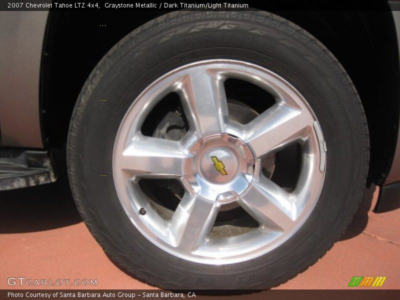 Graystone Metallic / Dark Titanium/Light Titanium 2007 Chevrolet Tahoe LTZ 4x4
