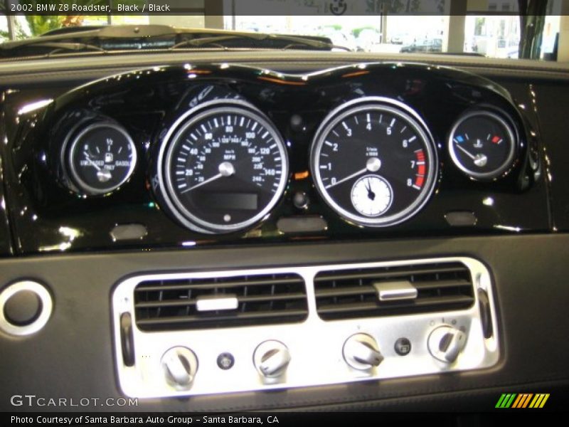  2002 Z8 Roadster Roadster Gauges